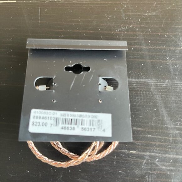 Guess Los Angeles hoop earrings. - Picture 3 of 3